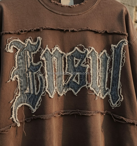 T-Shirt Oversize da <span class=keywords><strong>Uomo</strong></span> Personalizzata, 100% Cotone, Effetto Acid Wash, <span class=keywords><strong>per</strong></span> Sport all'Aperto e Palestra - Product Image 3