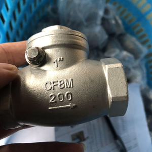 <span class=keywords><strong>CF8</strong></span> 316 BSP NPT Thread End Ôn Châu Công Nghiệp Chek Van Thép Không Gỉ Swing Kiểm Tra Van - Product Image 6