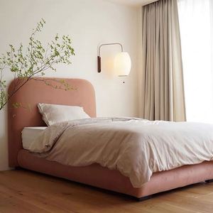 <span class=keywords><strong>Lit</strong></span> <span class=keywords><strong>en</strong></span> bois GEDO 2026 moderne et simple, couleur et taille personnalisables, avec éponge douce - Product Image 5