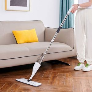 Factory Stainless Steel <b>Dry</b> Wet Flat <b>Mop</b> for Hardwood Laminate Wood Ceramic Microfiber Eco-friendly Floor Cleaning Spray - Product Image 5