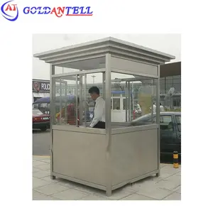 Thông Minh Bảo Vệ An Ninh Ngoài Trời Nhà 40 Ft Prefab An Ninh Kiosk Nhà Chứa Giá