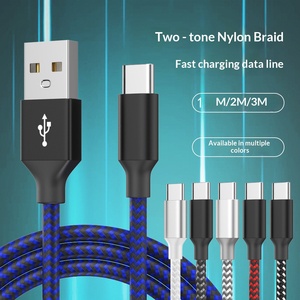 <span class=keywords><strong>สาย</strong></span>เคเบิลข้อมูล USB-A/USB <span class=keywords><strong>Type</strong></span>-<span class=keywords><strong>C</strong></span> แบบไนลอนถักสองสีสำหรับโทรศัพท์มือถือ LeEco รองรับการชาร์จและถ่ายโอนข้อมูลอย่างรวดเร็ว - Product Image 1