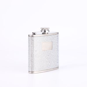 Flacon de hanche à paillettes de 6 oz pour femmes-Ensemble mignon de strass en acier inoxydable avec entonnoir pour vodka <span class=keywords><strong>whisky</strong></span> <span class=keywords><strong>alcool</strong></span> - Product Image 5