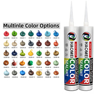 Scellant en silicone professionnel de qualité supérieure, 100 % imperméable, coloré, anti-moisissure, adhésif en silicone