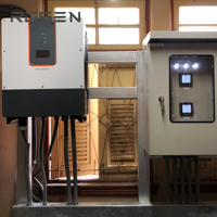 Centrale à haute tension de batterie solaire 30KWH avec l'inverseur de panneaux solaires et la batterie au lithium