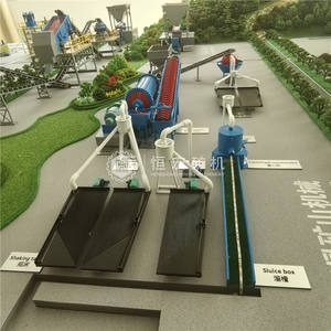 Usine de traitement de l'or à petite échelle 1-3T/H pour l'extraction minière d'or dans les roches dures - Product Image 2