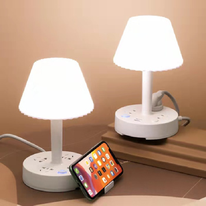 Lampe d'apprentissage champignon Led Casa Lighting Lampe de table de lecture décorative multifonctionnelle Lampe de table à chargement USB
