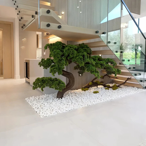 Bonsái de Pino Artificial Realista - Decoración Interior en Miniatura para el Hogar y la Oficina |   Bajo mantenimiento, duradero, natural - Product Image 5