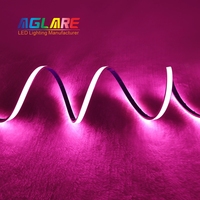 Aglare Bande de lumière LED Cob sans point IP65 10mm de largeur 24V Bande de LED Smart Cob flexible de couleur personnalisée