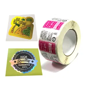 Custom Design Stickers for brand logo company name Hi-quality printing Strong adhesive Promotional use Branding Stickers