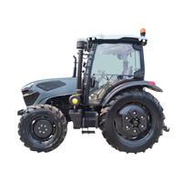 Tractor Audacious de 80HP 4x4 con Cabina con Aire Acondicionado, Sistema Hidráulico Robusto y Alta Capacidad de Elevación para Jardinería y Agricultura