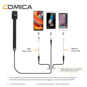 Comica HRM-S cầm tay Microphone với 3.5mm jack có dây Mic cho điện thoại thông minh ghi âm podcast Vocal Studio - Product Image 4
