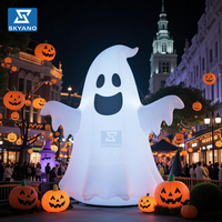 Modèle gonflable fantomatique adapté aux cours et défilés d'Halloween
