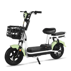 出口优质小型电动自行车350W 48V 12Ah电动自行车成人女性电动摩托车儿童电动滑板车批发零售
