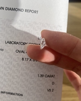 Diamantes Sueltos de Corte Ovalado de 2 Quilates, Color D, Claridad VVS1/VVS2, Creados en Laboratorio, Certificados por IGI, Marca Hemu, Origen Henan, para Joyería