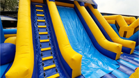 Parcours d'obstacles gonflable commercial LILYTOYS, château gonflable, ville de loisirs gonflable, parc à thème gonflable extérieur pour enfants