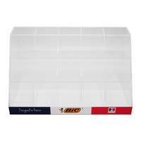 Étagère de présentation cosmétique en acrylique transparent, présentoir à maquillage multi-niveaux, organisateur de produits de soin de la peau, étagère de comptoir pour la vente au détail