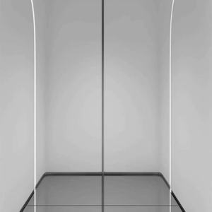 Ascenseur de style moderne pour passagers de 1000 kg avec machine de traction sans engrenages à entraînement AC pour usage en centre commercial de 10 étages - Product Image 4