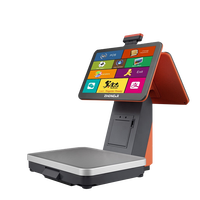 Terminal de paiement multifonctionnel ZHONGJI tout-en-un avec écran tactile intégré et balance de caisse IA pour supermarché