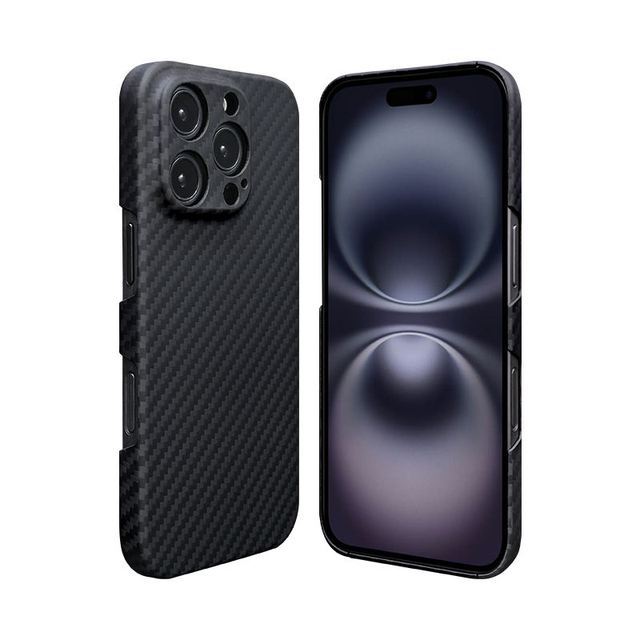 Aramid Fiber Magnetic Shock-proof Luxury Business-class Latest Lightweight Mobile Phone Case. Suitable for 16/Plus/Pro/Pro Max