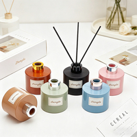 Bouteilles de diffuseur à roseaux rechargeables de luxe haut de gamme, 120 ml, logo personnalisé, directement de l'usine