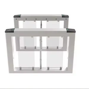 304 Stainless Steel New Product Ideas Sheet Metal Spraying Cabinet Acrylic Wing Waterproof Swing Barrier Gate