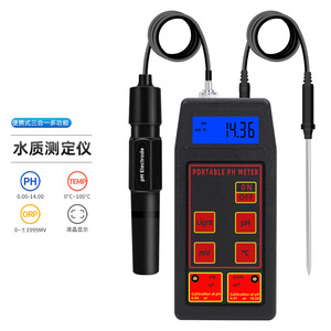 Portable <b>Ph</b> Meter Ph8424 Waterproof Multi Probe <b>Ph</b> Orp Temperature <b>Tester</b> For Water Quality Analysis - Product Image 2