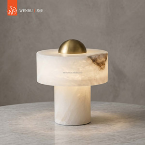 Spanish alabaster <b>Table</b> Lamp Modern Luxury Bedroom <b>Bedside</b> Light Accent Decor - Product Image 3