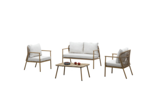 <strong>Outdoor</strong> Table Sets Hot Sale Brand New PE Rattan Steel Frame <strong>Outdoor</strong> Table and Chairs <strong>Love</strong> <strong>Seat</strong> Waterproof - Product Image 6