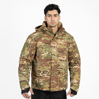 Veste imperméable softshell décontractée pour homme, hiver, avec capuche et fermeture éclair, rembourrée en coton, pour la randonnée et le cyclisme