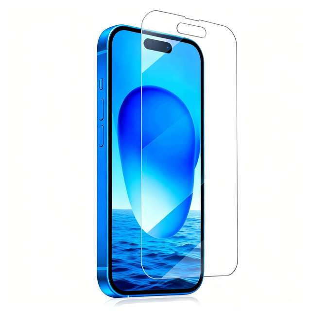HD Screen Protector Film Dust Proof Anti Shock 9H Tempered Glass Screen Protector for iPhone 18 Pro Max 17 16 15 14 13 12 11