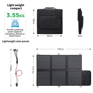 <span class=keywords><strong>Panneaux</strong></span> <span class=keywords><strong>solaires</strong></span> <span class=keywords><strong>flexibles</strong></span> portables 400W 300W 200W 120W pour le camping Conception pliable extérieure étanche pour la charge d'alimentation - Product Image 6