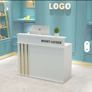 Factory Price <b>Small</b> Front <b>Desk</b> Reception Counter Beauty Salon Front Reception <b>Desk</b> Boutique Restaurant Reception Counter - Product Image 3