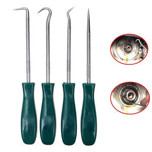 Hot Sale 4Pcs 135mm Car Auto Vehicle Oil Seal Screwdrivers Set O-Ring Seal Gasket <b>Puller</b> Remover Pick Hooks Repair Tools for Car - Product Image 4