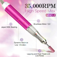 USA Livraison gratuite Nouveau 35000RPM Rechargeable Manucure E File Portable Ongles Perceuse Électrique Ongles Perceuse