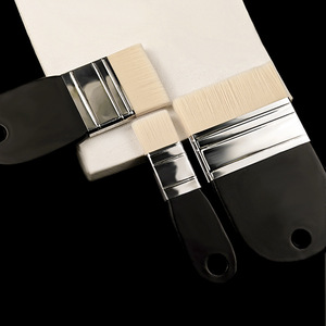Pinceaux plats professionnels BESTLINE personnalisés <span class=keywords><strong>pour</strong></span> peinture acrylique, huile et <span class=keywords><strong>vernis</strong></span> – Parfaits <span class=keywords><strong>pour</strong></span> les couches de base larges et les finitions. - Product Image 2