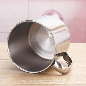 Taza de Acero Inoxidable de Alta Calidad al por Mayor, Taza para Beber Agua con Tapa de Acero - Product Image 3