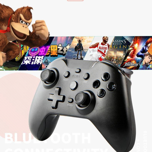 RALAN NS21 Wireless Gamepad Ios 13.1+ BT4.0 PC Turbo Switch Pro Controller for PS4 PS3