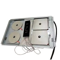 Appareils électroménagers de luxe pour la cuisine, plaque de cuisson à induction encastrée invisible, personnalisée en fonction de la taille du comptoir