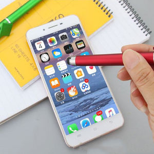 ปากกาลูกลื่นโลหะแบบ 3-in-1 สำหรับธุรกิจส่งเสริมการขาย โฆษณาตามสั่ง พร้อมที่วางหน้าจอสัมผัส เขียนได้ ขนาดหัวปากกา 1.0 มม. ราคาถูก - Product Image 2