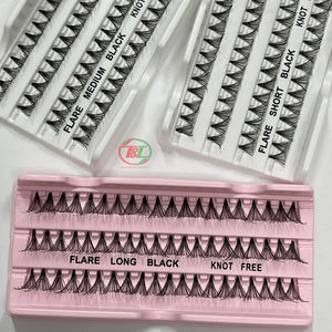 Vietnam Haute Qualité Flare Lashes Cluster Extension De Cheveux De Cils Premade Ventilateurs De Volume Sans Noeud dans CC Curl Emballé Boîtes Élégantes - Product Image 3