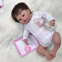 Muñeca Reborn de 45 cm (18 pulgadas) para Bebé Recién Nacido, Suave y Adorable, Kit de Muñeca de Cuerpo Completo Realista para Niño, Juguetes de Moda