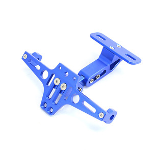 Aluminum Alloy Motorcycle License Plate Frame Colored Adjustable Modified <b>Bracket</b> Bike License Plate Holder Fit Suzuki Gsxr K6 - Product Image 1