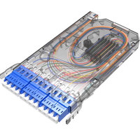 Boîte de modules de cassettes à fibre optique compatibles LC/SC LGX MPO MTP FTTH FTTC FTTHX Utilisation du cordon de raccordement