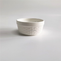Petits bols ramekin en céramique, Stock quantité minimale de commande articles de magasin en dollar blanc pur, vente en gros, 3/3, 5/4 pouces