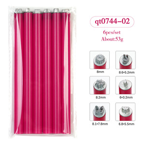 Ensemble de 6 stylos à tamponner pour nail art, outils de conception d'ongles DIY avec motifs uniques, kit de tamponnage <span class=keywords><strong>facile</strong></span> à utiliser pour femmes, <span class=keywords><strong>manucure</strong></span> à domicile - Product Image 6