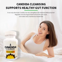 Capsules Nettoyantes OEM Candida aux Herbes Naturelles pour la Santé Intestinale et la Détoxification du Côlon – Végétaliennes, Usage Adulte