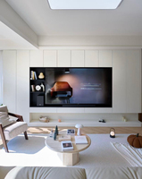Console TV en bois moderne et personnalisable avec rangement, durable pour hôtel, appartement et salon