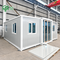 Maison conteneur moderne extensible de 40 pieds, 3 chambres, plan ouvert pour un séjour spacieux et confortable