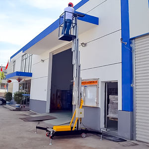 Tek Mastlı <span class=keywords><strong>Platform</strong></span> 4m 6m 8m 10m 150kg Kapasiteli Elektrikli Hidrolik Dikey Tek Kişilik Mastlı <span class=keywords><strong>Platform</strong></span> Alüminyum Alaşımlı Kaldırma Platformu - Product Image 4